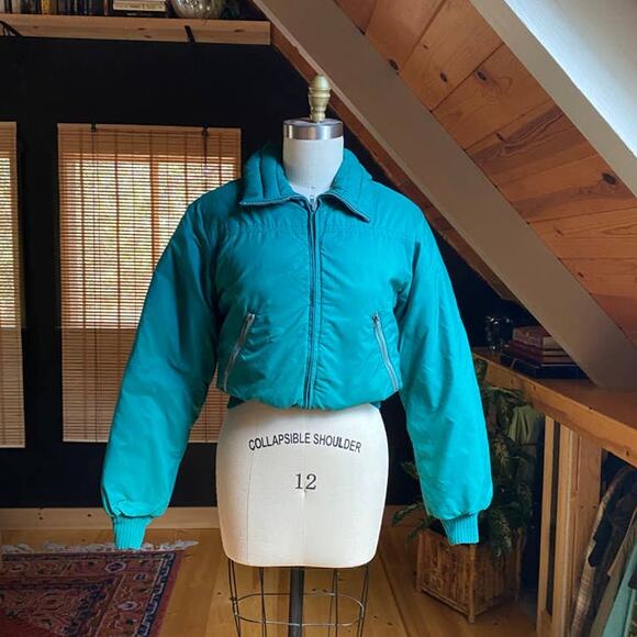 Vintage Puffer Jacket Goose Down - Picture 6 of 8